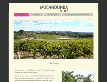 Tablet Screenshot of mocandundavineyards.com.au